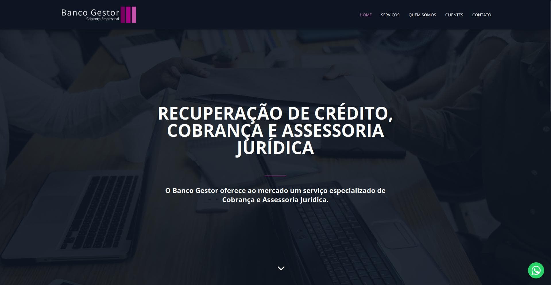 Refatoração e Desenvolvimento de Website Institucional