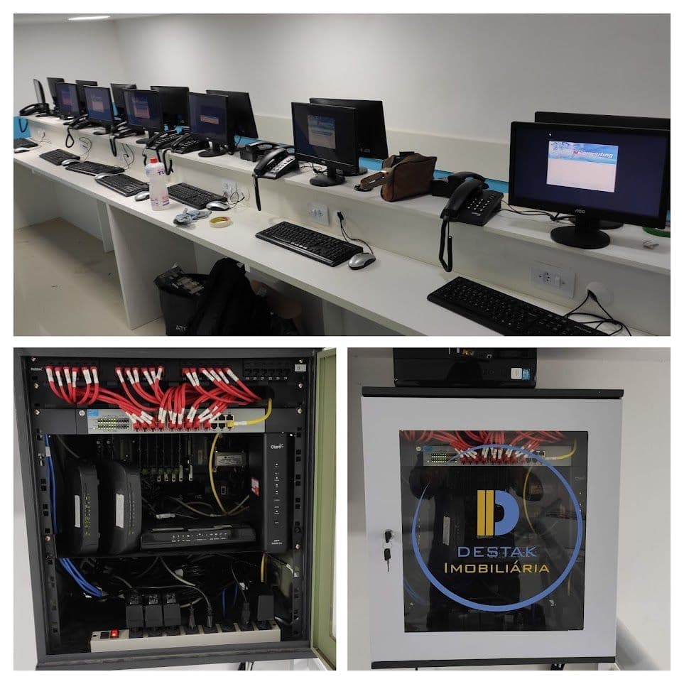 Projeto Completo de Redes e Virtualização para Imobiliária
