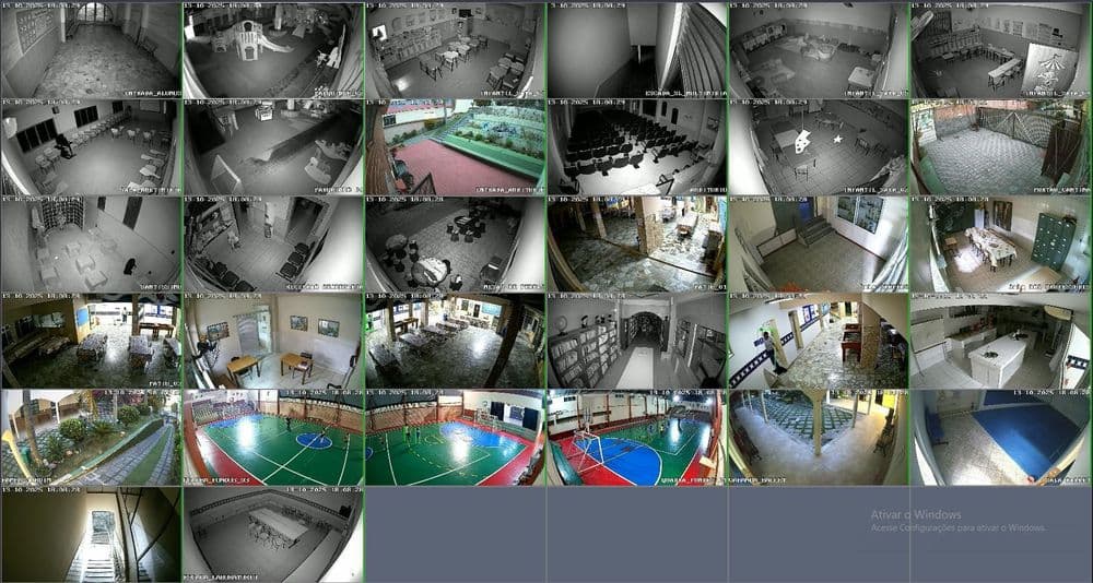 Sistema de CFTV IP de Alta Resolução com Cabeamento Estruturado e Segmentação de Rede