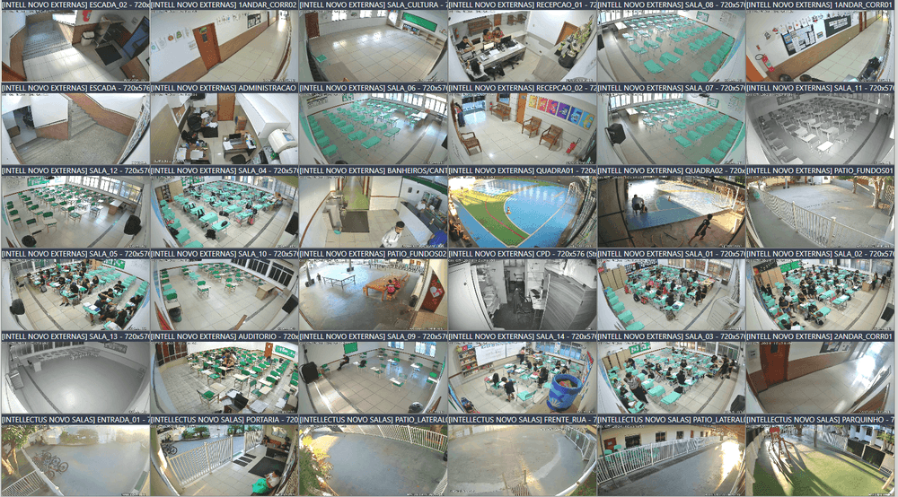 Sistema de CFTV IP - Projeto Completo para 50 Câmeras