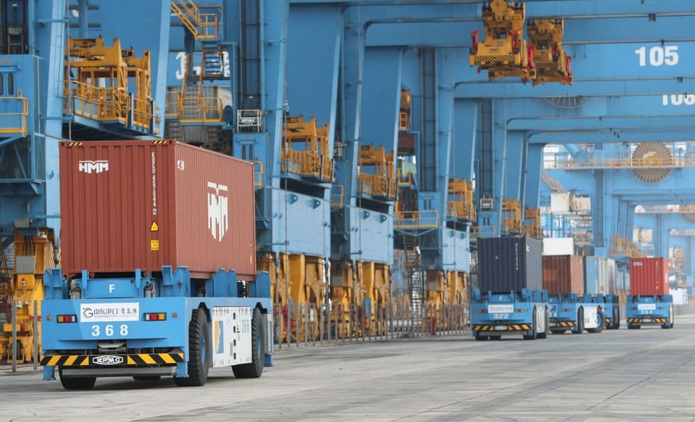 Portos Autônomos da China: Eficiência Recorde com IA e 5G